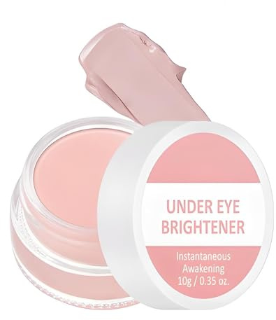 Under Eye Brightener & Full Coverage Concealer - Dark Circle Corrector, leichte, feuchtigkeitsspendende Formel, faltenfreies & langanhaltendes aufhellendes Make-up für Frauen (#4 PInk)