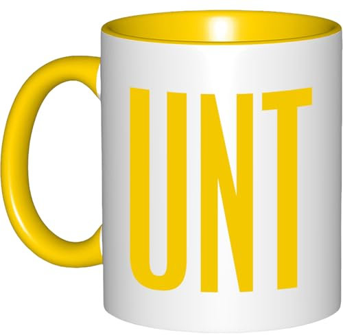 Funny Rude Mug-Hilarious Gift for Friends, Coworkers, Secret Santa, Perfect Novelty Birthday Gift (Funny Mug-Yellow)