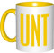 Funny Rude Mug-Hilarious Gift for Friends, Coworkers, Secret Santa, Perfect Novelty Birthday Gift (Funny Mug-Yellow)