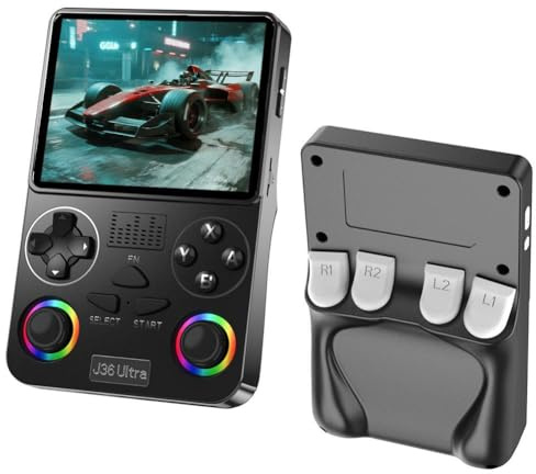 Für J36 Handheld Spielkonsole Nostalgische Arcade Game Controller 3,5 Zoll Großbild-PVP-Spielmodi PVC Zwei Konsole Handheld
