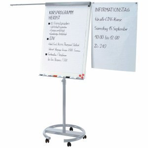 Ultradex Flipchart fahrbar 74x95cm mit 2 Tragarmen