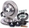 BESTPRICE Bremsenset Hinterachse inkl. Bremsscheiben Ø 185 mm Belüftet + Bremsbeläge hinten und Bremsbacken hinten, Kompatibel mit BMW 5er (E60), 5 Touring (E61)
