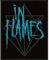 In Flames Aufnäher Blue Logo Patch Patch - Gewebt & Lizenziert !!
