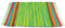 Bestlivings Flickenteppich 120 x 180 cm aus handgewebter Baumwolle in Hellgrün - Limettengrün, viele Variationen