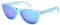 Ciffre EL-Sunprotect® Sonnenbrille Polarisierte Linsen Retro Vintage Style Nerd Look Stil Unisex Brille - Türkis Blau Verspiegelt