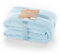 DecoKing Kuscheldecke 170x210 cm hellblau Decke Microfaser Wohndecke Tagesdecke Fleece weich sanft kuschelig skandinavischer Stil hellblau Henry