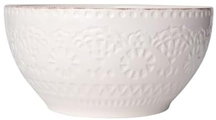 Pfaltzgraff Chateau Creme-Servierschüssel, 22,9 cm, cremefarben, weiß, 4 l