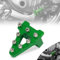 JFG RACING Motorrad Bremspedal,Universal Billet Aluminium Hinten Bremspedal Hebel Schritt TIPP Ersatz für CRF50 XR50 Dirt Bikes Pit Bike-Grün