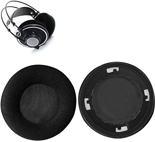 K712 Ohrpolster Ersatz OhrKissen Muffs Teile Kompatibel mit AKG K702 K701 K601 K612 K712 Q701 Q702 Kopfhörer. (Schwarz)