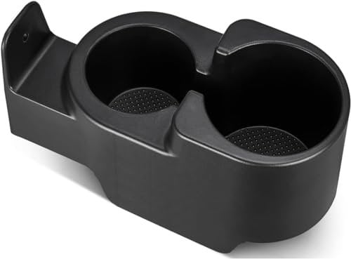 JOYTUTUS Auto Getränkehalter Fortwo 450/451 1998-2015 Vordere Becherhalter Cup Holder mit 2 Getränkeschalen, Schwarz
