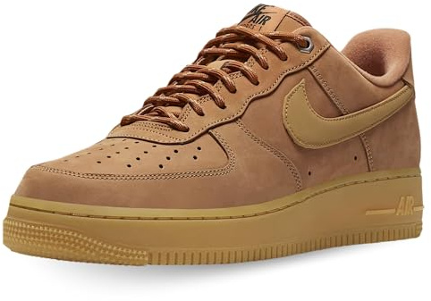 Nike Herren Air Force 1 '07 WB Sneaker, Flax Wheat Gum Light Brown Black, 46 EU