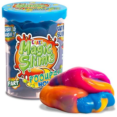 CRAZE Magic Slime POOPSIE Noise Kit Slime Enfant Bruits de Pets Pate a prout 100 g Pate Slime sans résidu Facile à Nettoyer