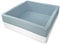 Rainbow Kids - XXL Luxus Bällebad Bällepool Bällebecken Spielbälle Kugelbad Bällchenbad Spielbecken Ball Bällepool (120x120x40 mit 500 Bällen, Mint-Weiss)