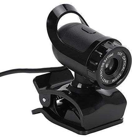 Archuu Webcam with Microphone,30fps HD PC Camera,USB Web Camera Plug and Play USB Camera Laptop Desktop Webcam with Clip Base for Video Calling/Gaming Recording/Conferencing