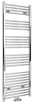 Hudson Reed Neva - Handtuchheizkörper 1600mm x 600mm in Chrom mit Mittelanschluss