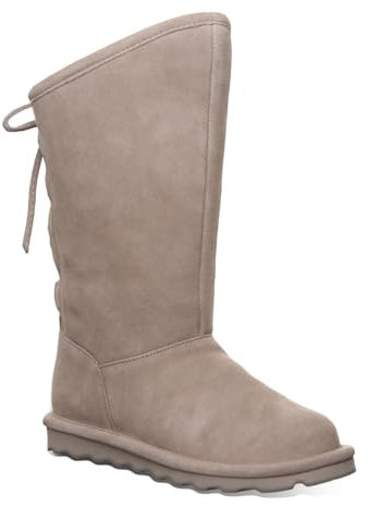 BEARPAW Phylly Boot Stivali da Donna con Risvolto, Pietra, 39 EU