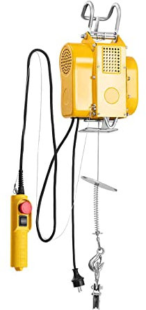 Steinberg Systems SBS-EH-200/12 Palan de levage palan électrique palan à câble (Capacité de levage : 200 kg, Moteur de 450 W, Longueur du câble en acier : 12 m)