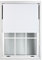 FURNISHED Roller Blinds Thermal Blackout Roller Blind - Trimmable Insulated UV Protection Child Safe Easy Fit Home Office Window Blinds, White, 95W x 165H cm