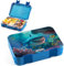 Jarlson® Brotdose für Kinder mit 6 Fächern TONI - Lunchbox - Bento Box auslaufsicher – Jausenbox für Kindergarten und Schule - Mädchen und Jungen - | Brotbox | Snackbox (Haie)