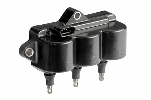 HELLA 5DA 358 168-661 Ignition Coil - 12V - 4-pin connector - Block Ignition Coil - Bolted
