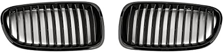 LST Frontziergitter Nieren Einsteg Performance Schwarz Glanz kompatibel mit BMW 5er F10 F11 F18