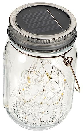 DOITOOL Solar Glas Hängelampe Mosaic Mit Solarenergie Wetterfest Für Garten Terrasse Hof Dekoration