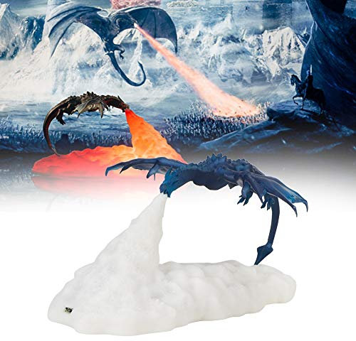 3D-gedruckte Feuerdrachen-Lampenleuchte, 3D-gedruckte, Neuartige Und Einzigartige Tischlampe, Nachtlicht, LED-Mondlicht, Geschenk Für Jungen- Und Mädchenschlafzimmer, Kinderzimmer Mit Wiederaufladbare