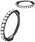 Artskin G23 Titan 1.2 9mm Schwarz Nasenring Hoop hypoallergen nickelfrei Knorpelohrring Septum Clicker Ring Klappbarer Segmentring Lippenring Helix Body Piercing Schmuck