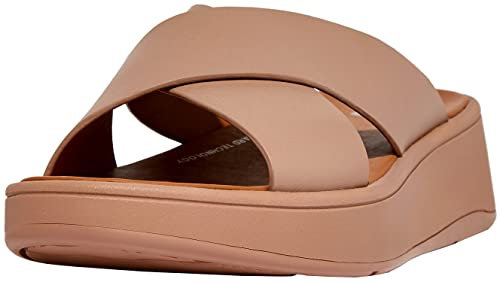 FitFlop Women's Slide Sandal, Beige, 5.5 UK