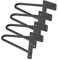 Belfoyer 4pcs Pieds de Table en métal pour Table Basse Bricolage 50 cm de Haut 20 Vis 4 Protège Pieds (Noir)