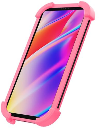Funda Tablet 7 Pulgadas Ajuste Universal Valida para Todos los Modelos de 7 Pulgadas Proteccion antigolpes Antideslizante Durable facil Limpieza (Rosa Claro)