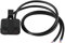 Interrupteur Moto Universel 25mm, Double Bouton Contrôle Phares/Feux/Klaxon, Compatible Scooters et Motos, Interrupteur Guidon étanche et Résistant (Noir)