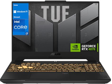 ASUS TUF Gaming F15 Gaming Laptop NVIDIA Geforce RTX 4070 Intel Core i7 13620H 16GB DDR5 1TB SSD 15.6 Windows 11 Home English Keyboard