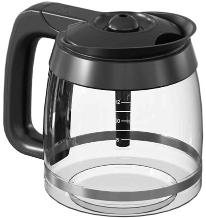 12-Cup Coffee Pot Replacement Carafe Compatible with Ninja Coffee Brewer Maker Models CE251 CE201 CE201C CE200 CE200C Model# XGLSLID200