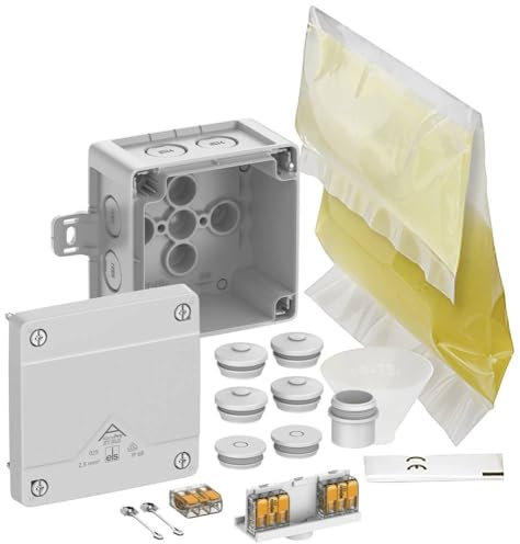 Spelsberg 40246001 Abzweigkasten (L x B x H) 92 x 92 x 60 mm Grau IP66, IP68 1 St.