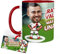 Anak Anak Tazas desayuno Futbol - Taza personalizada con caricatura y nombre - Tazas originales para regalar fanáticos futbol - Taza de futbol Español - Tazas de cafe 350 ML - Regalos (Rayo Vallecano)