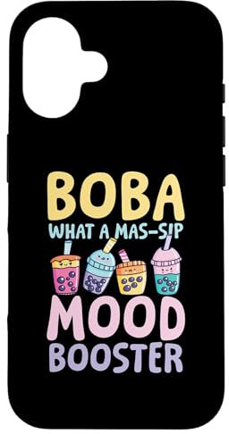 Hülle für iPhone 16 What A ma sip mood booster Bubble Tea