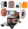 Rusopobe Electric Belt Sanding Machine, Mini Belt Sander 15 Degree Electric Bench Grinder Sanding Machine for Metal Working and Woodworking, 7 Adjustable Speed