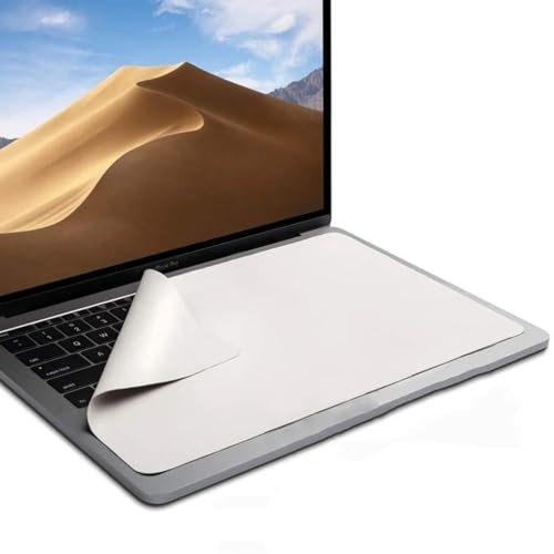 WUSJCOF 1 pièce Chiffon de Nettoyage pour Écran, Clavier Ordinateur, Doublure en Microfibre, Chiffonnette Apple, Portable, Compatible avec Mac Pro 13, Mac Pro 14, Mac Air 13, Mac Pro 15/16