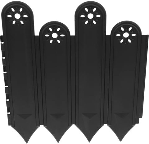 NULYLU Gartenzaun, Gartenbegrenzungen, Beeteinfassung, Gartenbegrenzungszaun, Baumzaun, Zaun Für Hof, Zaunlatten, Rasenkanten, Landschaftsbau, Begrenzungskanten,