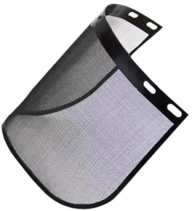 KiBcsLic Visiera Di Ricambio, Visiera Decespugliatore 20,5 Cm X 39 Cm, Scudo Facciale Sostitutivo, Visiera in Maglia in Rame per Giardinaggio E Paesaggio, Protegge Da Detriti E Schizzi