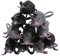 BESPORTBLE 10 Pièces Faux Rats Réalistes pour Halloween Décorations Effrayantes pour Farces et Accessoires de Fête Modèles de Souris Lifelike Gris et Noir