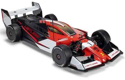 ARRMA RC Race Car 1/7 Limitless 120 8S BLX Speed Machine RTR w AVC, Red/Black, ARA7816T1