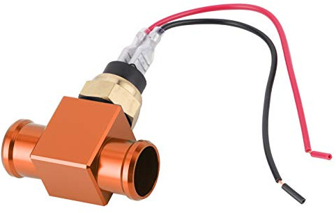 Jelquix Thermostat Interrupteur de Température D'eau Capteur de Température de Ventilateur de Radiateur Durable pour Motos YZ YZF WR DT XT TTR, Installation Plug and Play pour Courses D'endurance