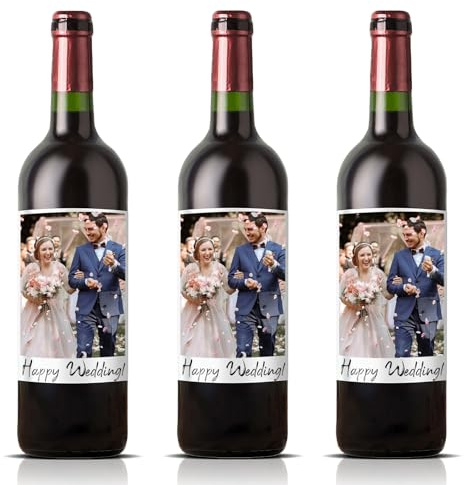 Etichetta Bottiglia Vino Personalizzata Con Foto Text Logo Etichette Personalizzate Per Bottiglie Di Vino Etichette Personalizzate Per Compleanni,Matrimoni,Pensionamenti,Feste,Ricevimenti,Battesi (36)