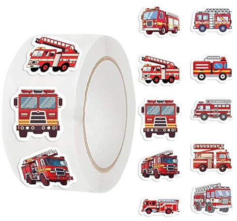 Feuerwehraufkleber, Feuerwehrmann 500x Water of Fire of Fire Truck Sticker