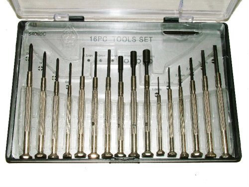 Toolzone 16Pc Precision Screwdriver Set
