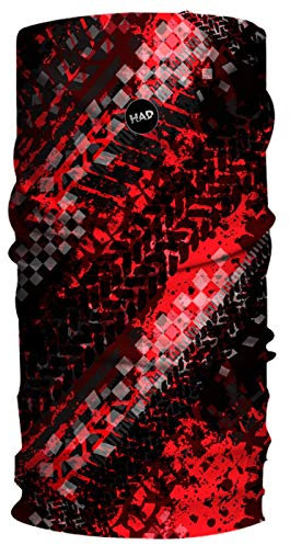HAD Multifunktionstuch Mund Maske Originals Wind Schutz, 50 cm, Outbreak - Rot, HA