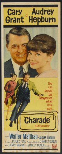 CHARADE Einsatz Film Poster 14 x 36 # 01
