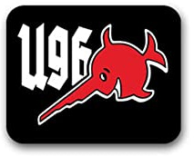 Aufkleber/Sticker U96 Sägefisch Alfashirt Schwertfisch U-Boot Wappen 9x7cm A2671